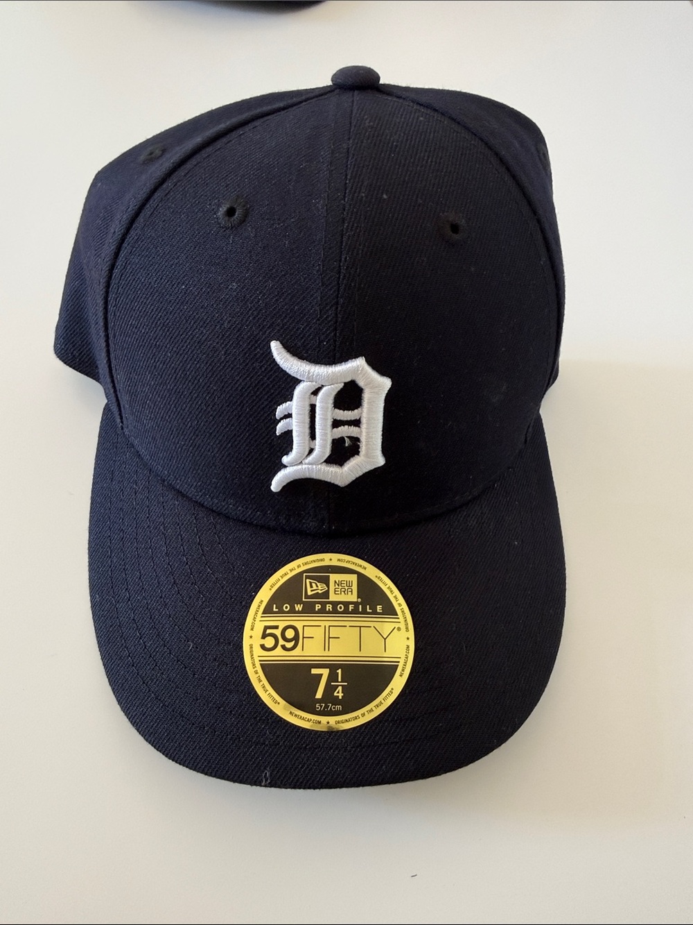 New Era Navy Cap with White 'D' Logo